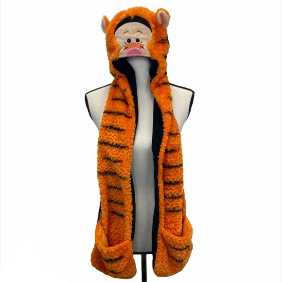 Disney Parks Tigger Hat Scarf Mittens 